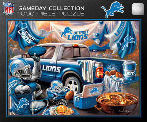Detroit Lions Puzzle 1000 Piece Gameday Design-0