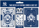 New York Yankees Playing Cards and Dice Set-0