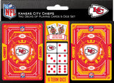 Kansas City Chiefs Playing Cards and Dice Set-0