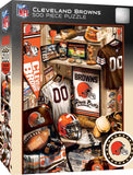 Cleveland Browns Puzzle 500 Piece Locker Room-0