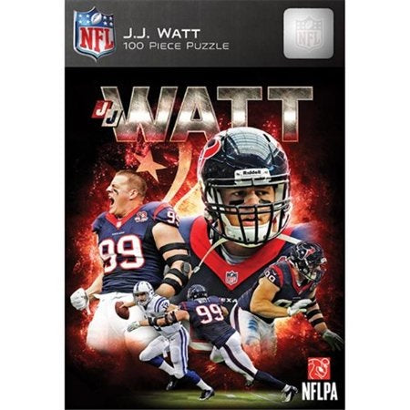 Houston Texans Puzzle 100 Piece J.J. Watt Design-0
