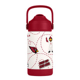 Arizona Cardinals Kids Bottle 12oz Stainless Steel Mascot-0