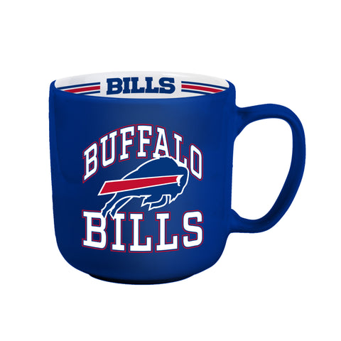 Buffalo Bills Coffee Mug 15oz Stripe Design-0
