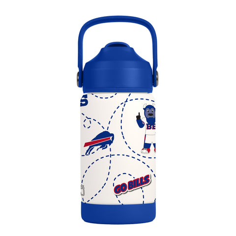 Buffalo Bills Kids Bottle 12oz Stainless Steel Mascot-0