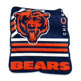 Chicago Bears Blanket 50x60 Raschel Throw-0