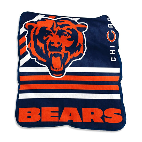 Chicago Bears Blanket 50x60 Raschel Throw-0