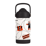 Cincinnati Bengals Kids Bottle 12oz Stainless Steel Mascot-0
