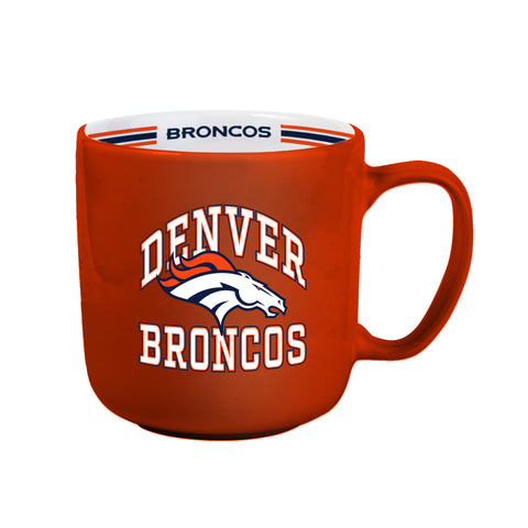 Denver Broncos Coffee Mug 15oz Stripe Design-0