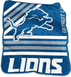 Detroit Lions Blanket 50x60 Raschel Throw-0