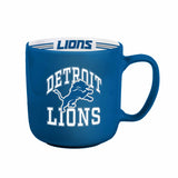 Detroit Lions Coffee Mug 15oz Stripe Design-0