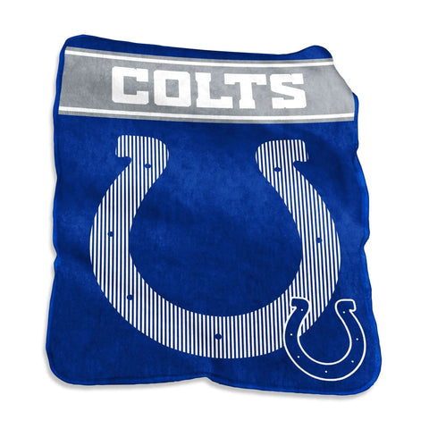 Indianapolis Colts Blanket 60x80 Raschel Throw-0