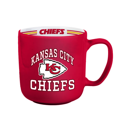 Kansas City Chiefs Coffee Mug 15oz Stripe Design-0