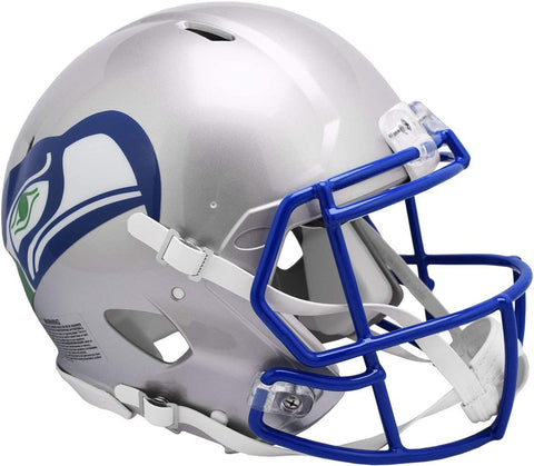 Seattle Seahawks Helmet Riddell Replica Full Size Speed Style 1983-2001 T/B Special Order-0