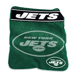 New York Jets Blanket 60x80 Raschel Throw-0