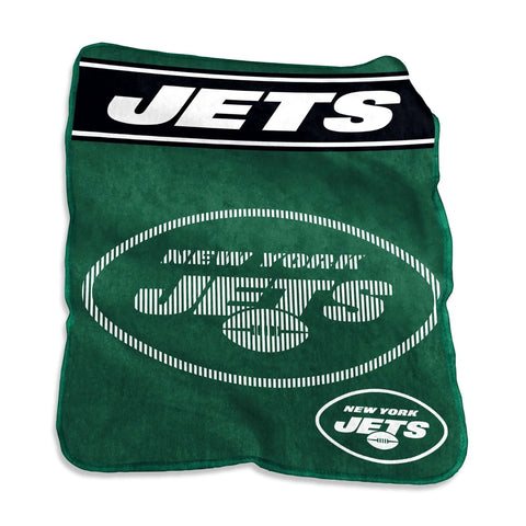 New York Jets Blanket 60x80 Raschel Throw-0