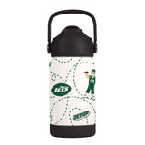 New York Jets Kids Bottle 12oz Stainless Steel Mascot-0