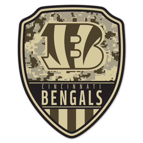 Cincinnati Bengals Sign Wood 11x14 Shield Shape-0
