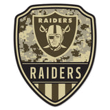 Las Vegas Raiders Sign Wood 11x14 Shield Shape-0