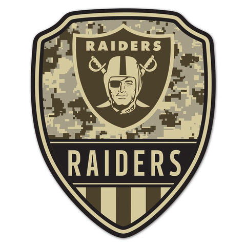 Las Vegas Raiders Sign Wood 11x14 Shield Shape-0