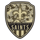 New Orleans Saints Sign Wood 11x14 Shield Shape-0