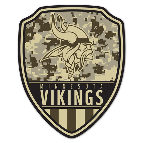 Minnesota Vikings Sign Wood 11x14 Shield Shape-0