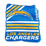 Los Angeles Chargers Blanket 50x60 Raschel Throw-0