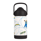 Los Angeles Chargers Kids Bottle 12oz Stainless Steel Mascot-0