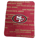 San Francisco 49ers Blanket 50x60 Fleece Classic-0