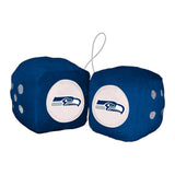 Seattle Seahawks Fuzzy Dice-0