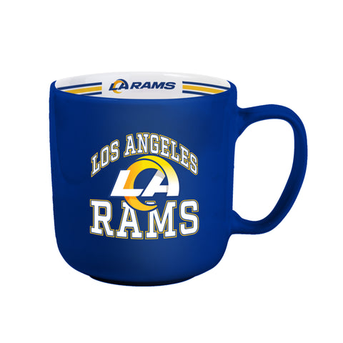 Los Angeles Rams Coffee Mug 15oz Stripe Design-0