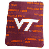 Virginia Tech Hokies Blanket 50x60 Fleece Classic-0