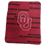 Oklahoma Sooners Blanket 50x60 Fleece Classic-0