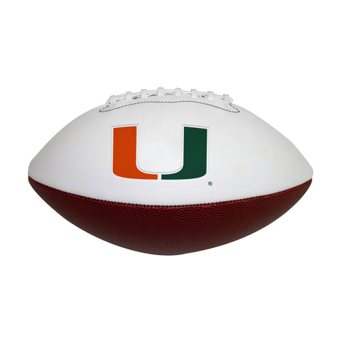 Miami Hurricanes Football Full Size Autographable-0