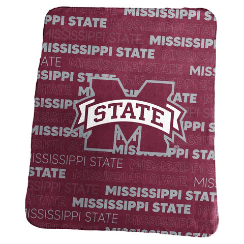 Mississippi State Bulldogs Blanket 50x60 Fleece Classic-0