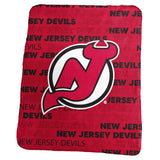 New Jersey Devils Blanket 50x60 Fleece Classic-0