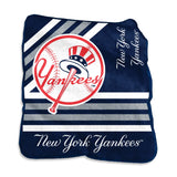 New York Yankees Blanket 50x60 Raschel Throw-0