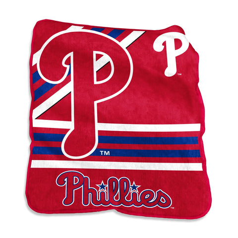 Philadelphia Phillies Blanket 50x60 Raschel Throw-0