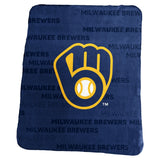 Milwaukee Brewers Blanket 50x60 Fleece Classic-0