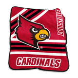 Louisville Cardinals Blanket 50x60 Raschel Throw-0