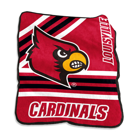 Louisville Cardinals Blanket 50x60 Raschel Throw-0