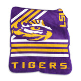 LSU Tigers Blanket 50x60 Raschel Throw-0