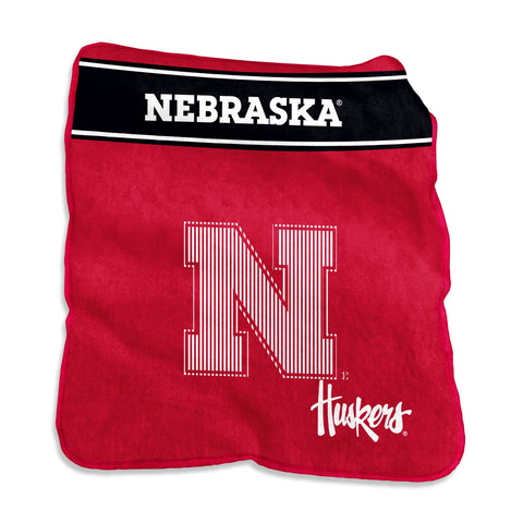 Nebraska Cornhuskers Blanket 60x80 Raschel Throw-0