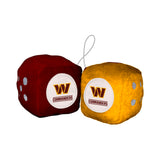 Washington Commanders Fuzzy Dice-0