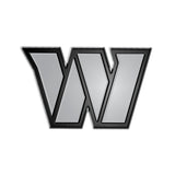 Washington Commanders Auto Emblem Silver Chrome-0
