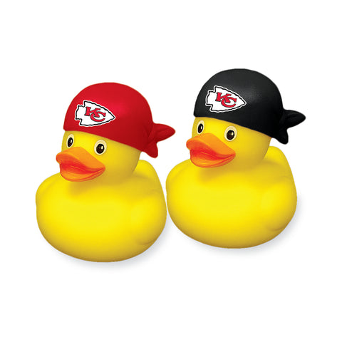 Kansas City Chiefs Rubber Duck 2 Pack Set-0