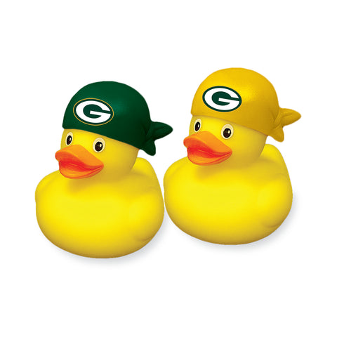 Green Bay Packers Rubber Duck 2 Pack Set-0