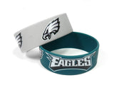 Philadelphia Eagles Bracelets 2 Pack Wide-0