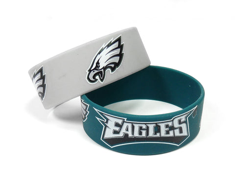 Philadelphia Eagles Bracelets 2 Pack Wide-0