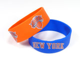 New York Knicks Bracelets - 2 Pack Wide - Special Order-0