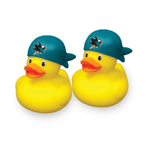 San Jose Sharks Rubber Duck 2 Pack Set-0